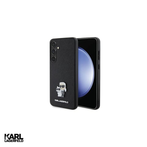 Huse si protectii pentru Samsung Galaxy S24 Plus - Husa Karl Lagerfeld Hc Saffiano Kc Pin pentru Samsung Galaxy S24 Plus, Carcasa, Negru