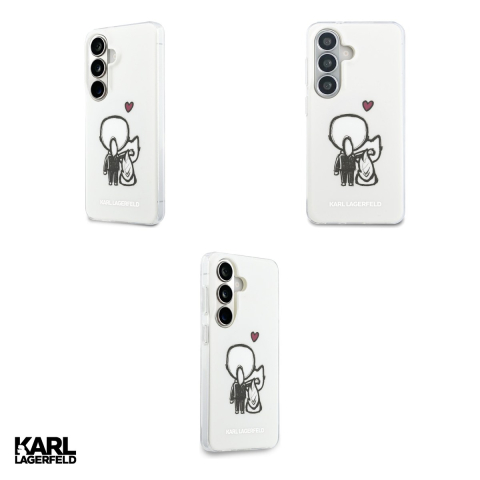 Husa Karl Lagerfeld Iml Karl&Choupette pentru Samsung Galaxy S26, Carcasa magnetica, Transparent [3]