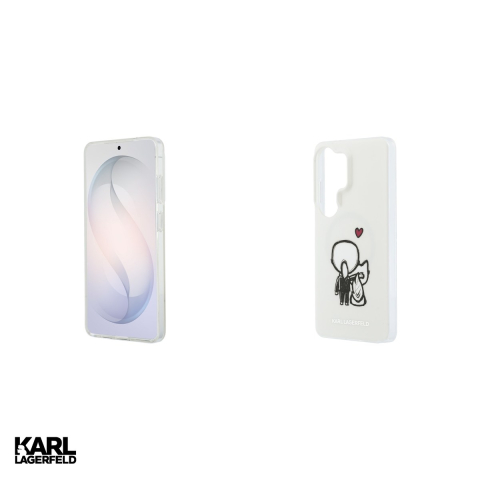 Husa Karl Lagerfeld Iml Karl&Choupette pentru Samsung Galaxy S26 Ultra, Carcasa magnetica, Transparent [4]