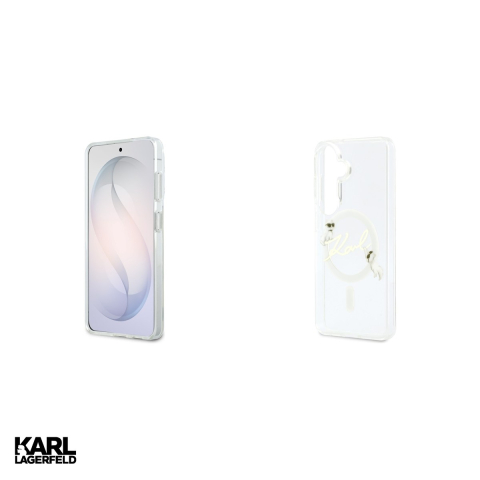 Husa Karl Lagerfeld Iml Kc Script pentru Samsung Galaxy S26, Carcasa magnetica, Transparent [4]