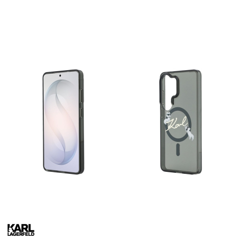 Husa Karl Lagerfeld Iml Kc Script pentru Samsung Galaxy S26 Ultra, Carcasa magnetica, Negru [4]