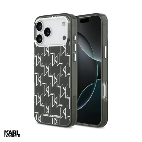 Huse telefoane - Husa Karl Lagerfeld Iml Kl Monogram pentru iPhone 17 Pro Max, Carcasa magnetica, Negru