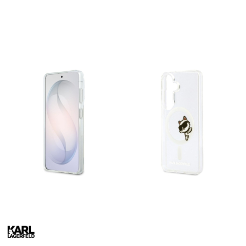 Husa Karl Lagerfeld Iml Peekaboo Choupette pentru Samsung Galaxy S26, Carcasa magnetica, Transparent [4]