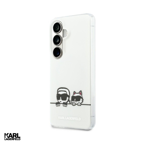 Huse si protectii pentru Samsung Galaxy S26 - Husa Karl Lagerfeld Iml Peekaboo pentru Samsung Galaxy S26, Carcasa magnetica, Transparent