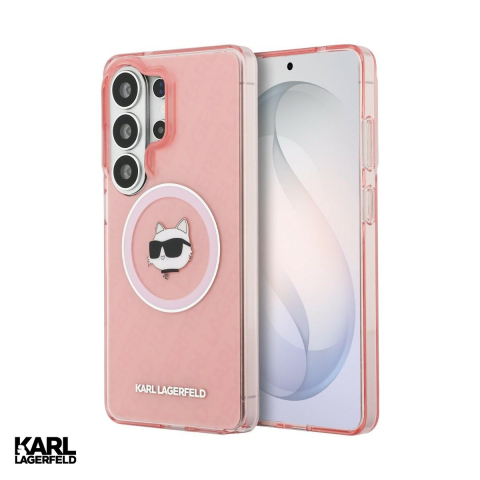 Huse si protectii pentru Samsung Galaxy S26 Ultra - Husa Karl Lagerfeld Iml Repeated Choupette pentru Samsung Galaxy S26 Ultra, Carcasa magnetica, Roz