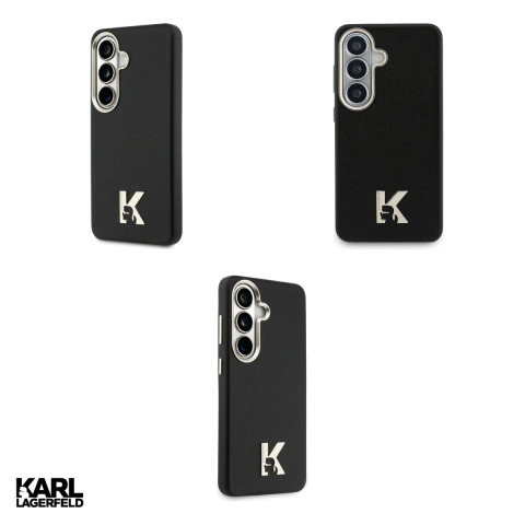Husa Karl Lagerfeld K Metal Logo pentru Samsung Galaxy S26, Carcasa magnetica, Negru [3]