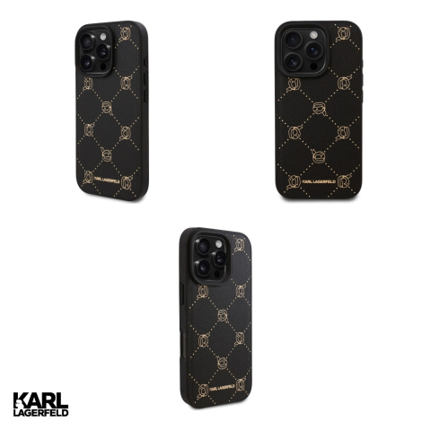Husa Karl Lagerfeld Karl Head pentru iPhone 16 Pro Max, Carcasa magnetica, Negru [3]