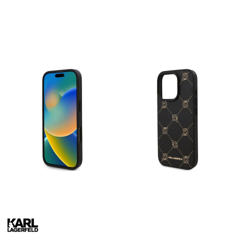 Husa Karl Lagerfeld Karl Head pentru iPhone 16 Pro Max, Carcasa magnetica, Negru [4]