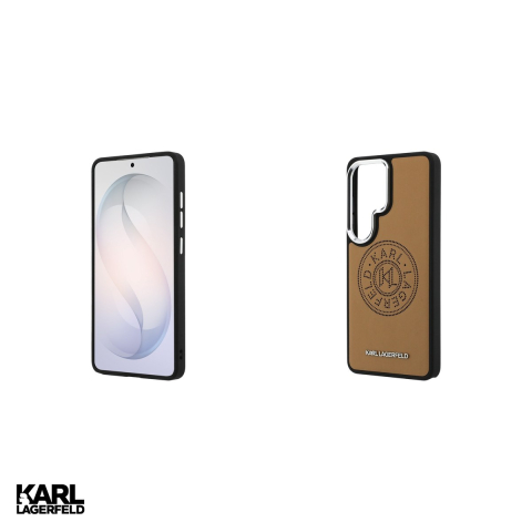 Husa Karl Lagerfeld Perforated Kl pentru Samsung Galaxy S26 Ultra, Carcasa magnetica, Maro [4]