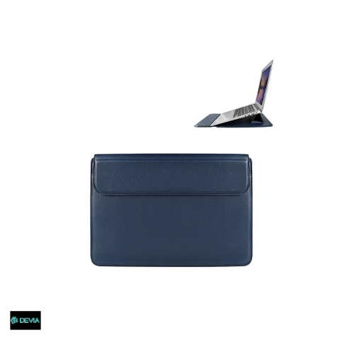 Genti si huse laptop - Husa laptop Devia Ultra-Thin 13.3", Albastru
