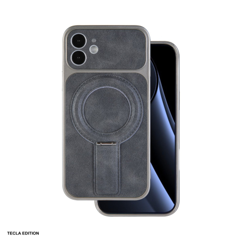 Huse telefoane - Husa Luxgrip Mag pentru Apple iPhone 12, Carcasa magnetica, Gri