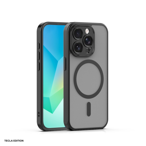 Huse telefoane - Husa Mag Matt pentru Apple iPhone 15 Pro, Carcasa magnetica, Negru