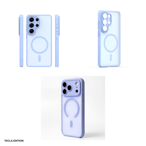 Husa Mag Matt pentru Samsung Galaxy S25 Ultra, Carcasa magnetica, Albastru deschis [3]