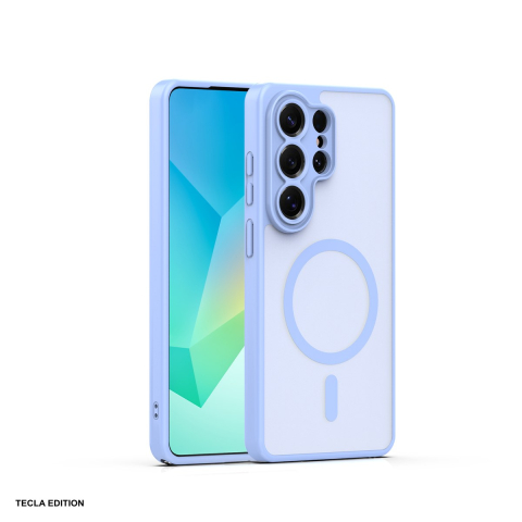 Huse telefoane - Husa Mag Matt pentru Samsung Galaxy S25 Ultra, Carcasa magnetica, Albastru deschis