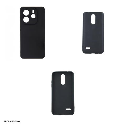Husa Matt TPU pentru Xiaomi Redmi Note 14 5G, Carcasa, Negru [3]