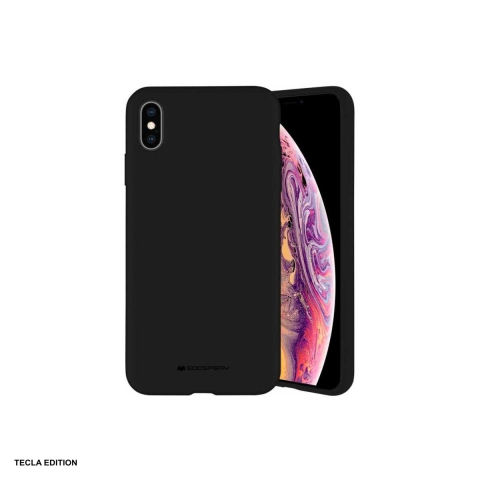 Huse si protectii smartphone - Husa Mercury Silicone pentru iPhone 13, Carcasa, Negru