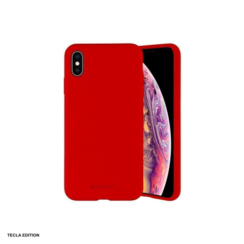 Huse telefoane - Husa Mercury Silicone pentru Samsung Galaxy S24 FE, Carcasa, Rosu