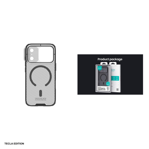 Husa Nillkin Camshield Pro Magnetic pentru iPhone 17 Pro Max, Carcasa, Negru transparent [4]