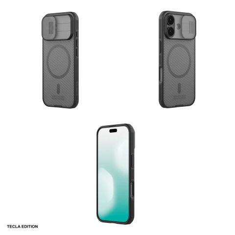 Husa Nillkin Camshield Pro Mgnetic pentru iPhone 17, Carcasa, Negru transparent [3]