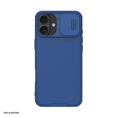 Huse si protectii smartphone - Husa Nillkin Camshield Pro pentru iPhone 16, Carcasa, Albastru