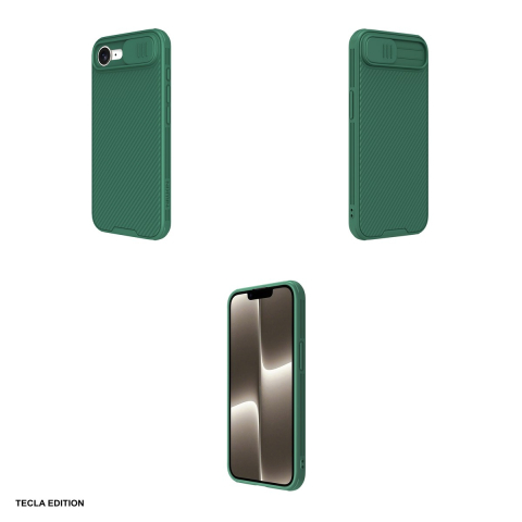 Husa Nillkin Camshield Pro pentru iPhone 16e, Carcasa, Verde [3]
