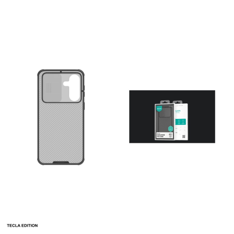 Husa Nillkin CamShield Pro pentru Samsung Galaxy A37 5G, Carcasa, Negru transparent [4]