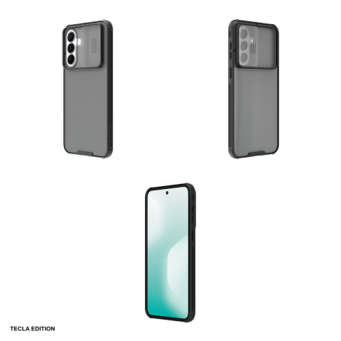 Husa Nillkin CamShield Pro pentru Samsung Galaxy A37 5G, Carcasa, Negru transparent [3]