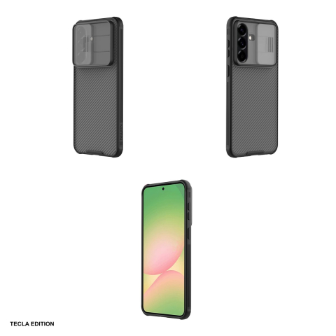 Husa Nillkin CamShield Pro pentru Samsung Galaxy A57 5G, Carcasa, Negru transparent [3]