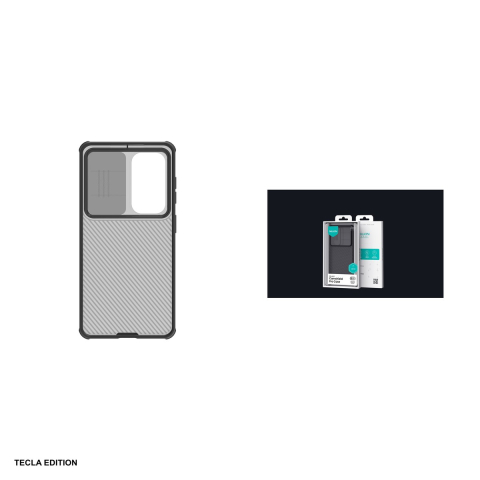 Husa Nillkin CamShield Pro pentru Samsung Galaxy S26, Carcasa, Negru transparent [4]