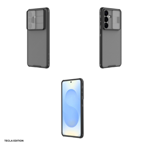 Husa Nillkin CamShield Pro pentru Samsung Galaxy S26 Plus, Carcasa, Negru transparent [3]