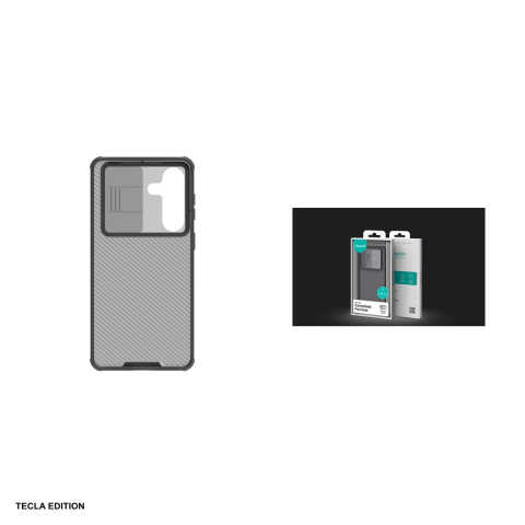 Husa Nillkin CamShield Pro pentru Samsung Galaxy S26 Plus, Carcasa, Negru transparent [4]