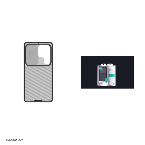 Husa Nillkin CamShield Pro pentru Samsung Galaxy S26 Ultra, Carcasa, Negru transparent [4]