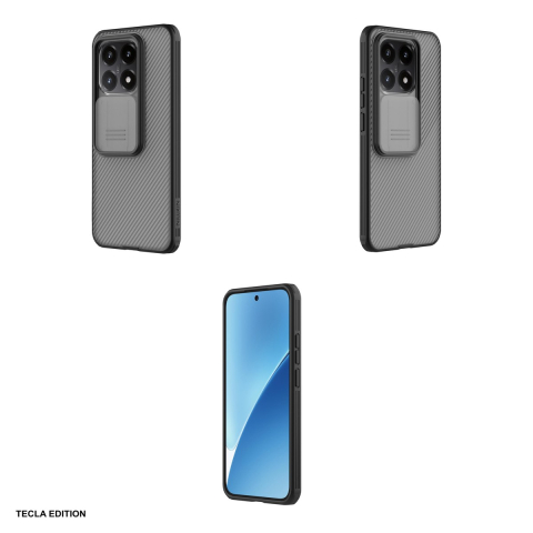Husa Nillkin Camshield Pro pentru Xiaomi 15T 5G, Carcasa, Negru transparent [3]