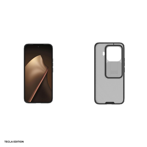 Husa Nillkin Camshield Pro pentru Xiaomi 15T Pro 5G, Carcasa, Negru transparent [4]