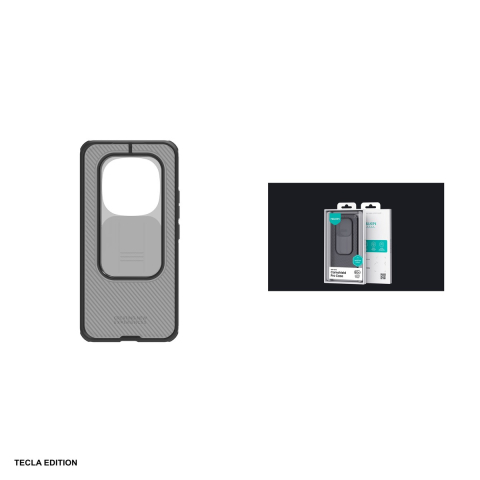Husa Nillkin CamShield Pro pentru Xiaomi Redmi Note 15 Pro Plus 5G, Carcasa, Negru transparent [4]