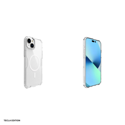 Husa Nillkin Nature Pro Magnetic pentru Apple iPhone 15 Plus, Carcasa magnetica, Transparent [4]