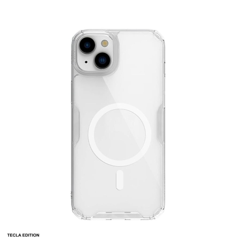 Huse telefoane - Husa Nillkin Nature Pro Magnetic pentru Apple iPhone 15 Plus, Carcasa magnetica, Transparent