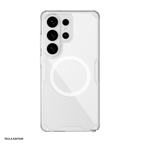 Huse telefoane - Husa Nillkin Nature TPU Pro Magnetic pentru Samsung Galaxy S26 Ultra, Carcasa magnetica, Transparent
