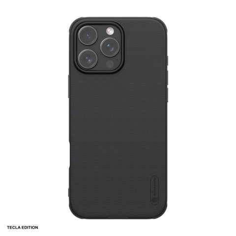 Huse si protectii pentru iPhone 16 Pro - Husa Nillkin Super Frosted Shield Pro pentru iPhone 16 Pro, Carcasa, Negru
