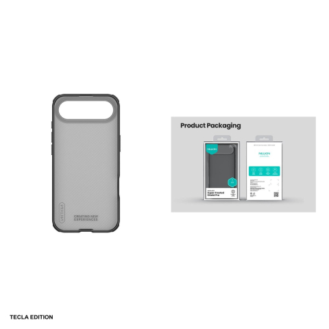 Husa Nillkin super frosted shield Pro pentru iPhone 17 Air, Carcasa, Negru transparent [4]