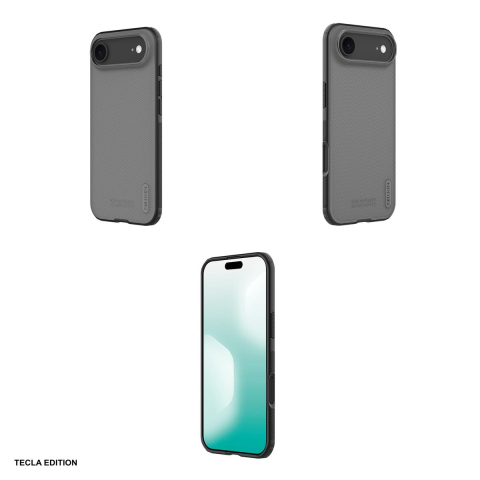 Husa Nillkin super frosted shield Pro pentru iPhone 17 Air, Carcasa, Negru transparent [3]