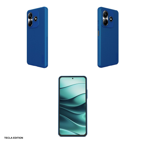 Husa Nillkin Super Shield Peacock pentru Xiaomi Redmi Note 14 5G, Carcasa, Albastru [3]