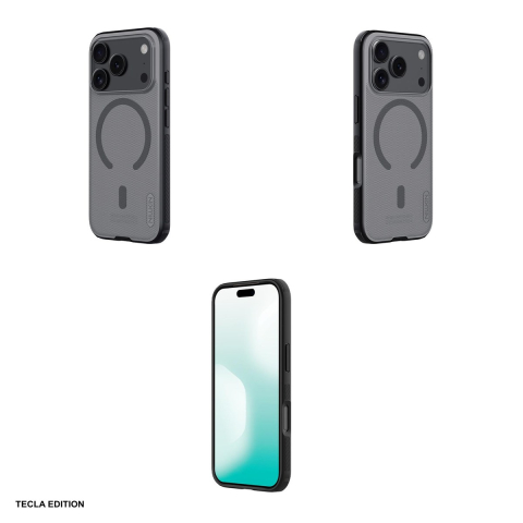 Husa Nillkin Super Shield Pro Magnetic pentru iPhone 17 Pro, Carcasa, Negru transparent [3]