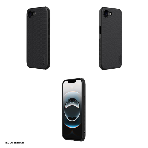Husa Nillkin Super Shield Pro pentru Apple iPhone 16e, iPhone 17e, Carcasa, Negru [3]