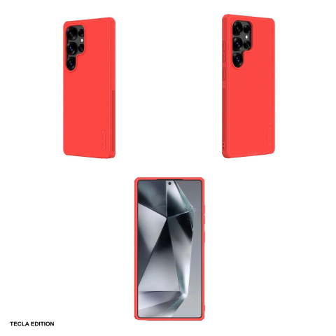 Husa Nillkin Super Shield Pro pentru Samsung Galaxy S25 Ultra, Carcasa, Rosu [3]
