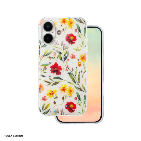 Huse si protectii smartphone - Husa Glow Glam pentru Apple iPhone 16, Carcasa, Alb