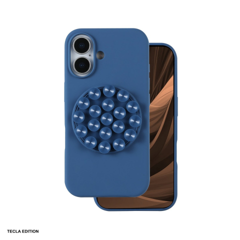 Huse si protectii smartphone - Husa Silicone Stick pentru Apple iPhone 16, Carcasa, Albastru
