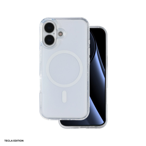 Huse si protectii smartphone - Husa Lowkey Mag pentru Apple iPhone 16, Carcasa magnetica, Alb