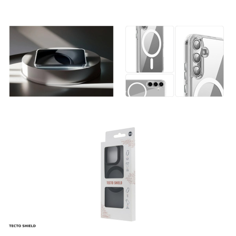 Husa Clear Guard Mag pentru Apple iPhone 16, Carcasa, Transparent [3]
