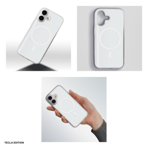 Husa Lowkey Mag pentru Apple iPhone 16 Pro, Carcasa magnetica, Alb [3]